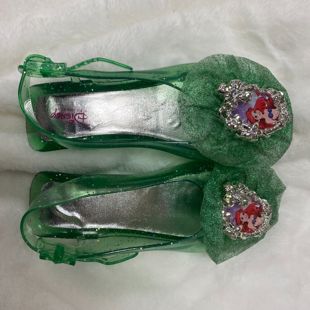 The Little Mermaid Ariel Glitter Shoes (Adjustable size up to 11-12) - Picture 2 of 3